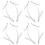 8Pcs Sliding Wardrobe Door Bottom Positioner Floor Guide Track 1