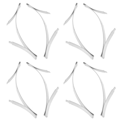 8Pcs Sliding Wardrobe Door Bottom Positioner Floor Guide Track