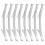 8Pcs Sliding Wardrobe Door Bottom Positioner Floor Guide Track 11