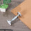 Bed Frame Stabilizer Adjustable Headboard Bracket Silver 4pcs 5