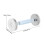 Bed Frame Stabilizer Adjustable Headboard Bracket Silver 4pcs 3