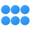 6Pcs Rubber Flat Disc Spot Markers For Sports Training 1