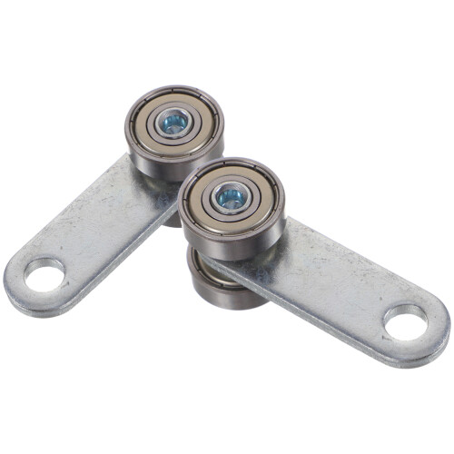 2Pcs Double Bearing Trolley Assembly 50Kg Capacity For Home Office