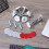 Bed Frame Stabilizer Adjustable Headboard Bracket Silver 4pcs 4