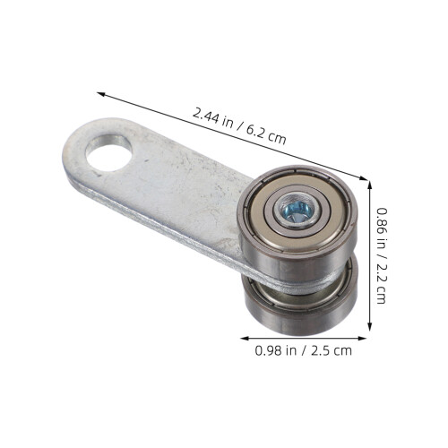 2Pcs Double Bearing Trolley Assembly 50Kg Capacity For Home Office 1