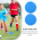 6Pcs Rubber Flat Disc Spot Markers For Sports Training 10