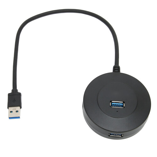 USB 3.0 Hub 4 Ports Überstromschutz Kompaktes Dock für Windows Mac