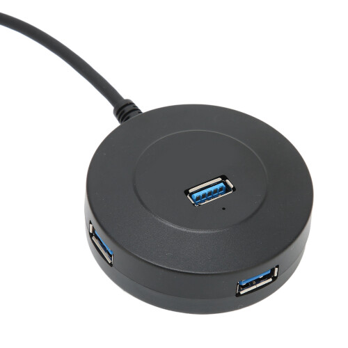 USB 3.0 Hub 4 Ports Überstromschutz Kompaktes Dock für Windows Mac 2