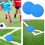 6Pcs Rubber Flat Disc Spot Markers For Sports Training 9