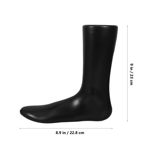 Foot Mannequin for Socks: Plastic Shoe Display Model Stand 1