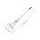 Flower Bed Cleanup Tool Stainless Steel Rake Silver 1set 3