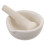 1 Set Ceramic Mortar And Pestle With Pour Spout For Grinding 10