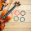 7 Rolls Violin Cello Fingerboard Tape 3mm Fingering Guide 7