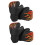 2 paia guantoni boxe PU per kickboxing allenamento 10