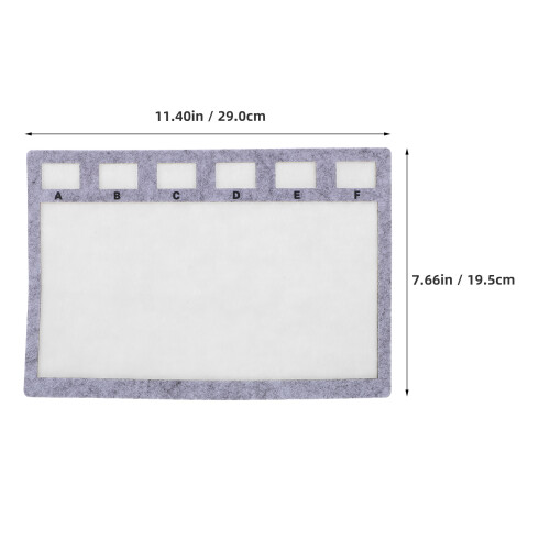 tappetino in 29x19,3 cm con per bracciali e gioielli 2