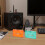 custodia per musicale vintage, 2 pezzi, organizer 5