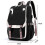 (yellow) Leisure Backpack Travel Bag Student School Bag 5
