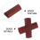 Kruis Met Basis Bruin Handheld Voor Gebed En DIY 8
