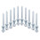 20 Unidades Aerator Calcanhares Com Espigões Cm 10