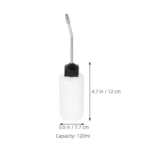 4 garrafas 120 ml com bico metal, doméstico e industrial 1