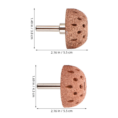2 unidades de cabeças de moagem carboneto, tigela 2