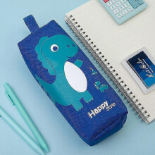 (A5) Space Astronaut Portable Pencil Case Cute Cartoon Kids Stationery Bag Large Capacity Storage Bag School Studen Canvas Pencil Bag