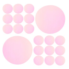 35 . gel correção , adesivos coloridos para spots, 7,4 cm