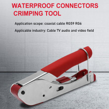 Alicates de crimpado para coaxial RG59 y RG6, cabezas 20-F 215x95x30