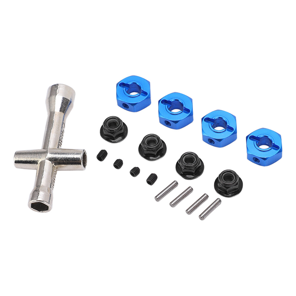 4-Pack Aluminum 5Mm Wheel Hex Nuts For Traxxas Slash 4X4 2Wd 8401357788023