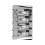 BA1012 Pièce de queue en métal argenté à 4 cordes pour basse 8