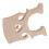 Remplacement de la couleur du bois d'érable du chevalet de violoncelle 4/4 9