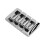 BA1012 Pièce de queue en métal argenté à 4 cordes pour basse 14