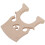 Remplacement de la couleur du bois d'érable du chevalet de violoncelle 4/4 6