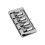 BA1012 Pièce de queue en métal argenté à 4 cordes pour basse 4