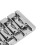 BA1012 Pièce de queue en métal argenté à 4 cordes pour basse 10