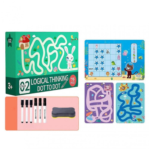 (E) Magical Tracing Workbook Reusable Calligraphy Copybook Toddler Learning