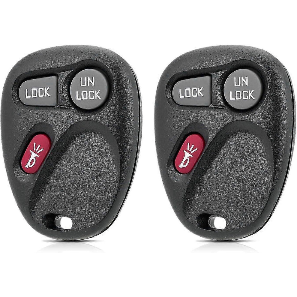 Kikidex (As Show, One Size) Replacement Key Fob For 2001 2002 Cadillac Escalade Chevy Avalanche S10 Silverado Suburban