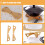 Bamboo Trivets, Almofadas Térmicas, Suporte Para E Panela 8