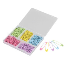 Mixed Colors Stainless Steel Safety Pins 325PCS DIY Craft Diaper Pins