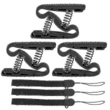 (black)3 Pcs Hand Grip Strengthener Finger Rehabilitation Trainer