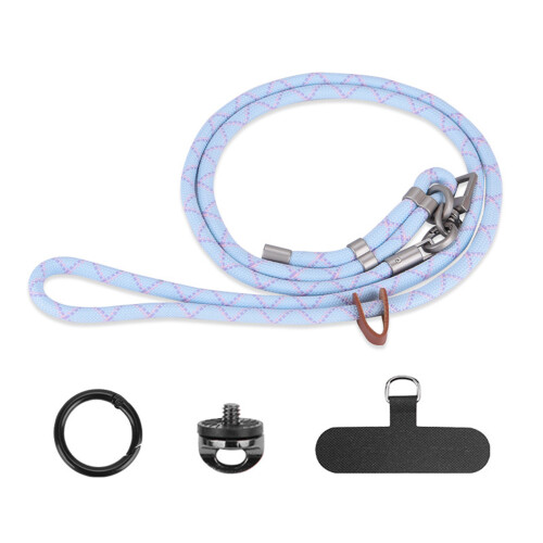 Adjustable Camera Neck Strap  Stable Holder For Pocket- blue