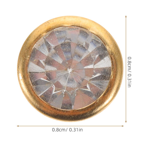 50 rebites de strass cristal com para roupas e 1