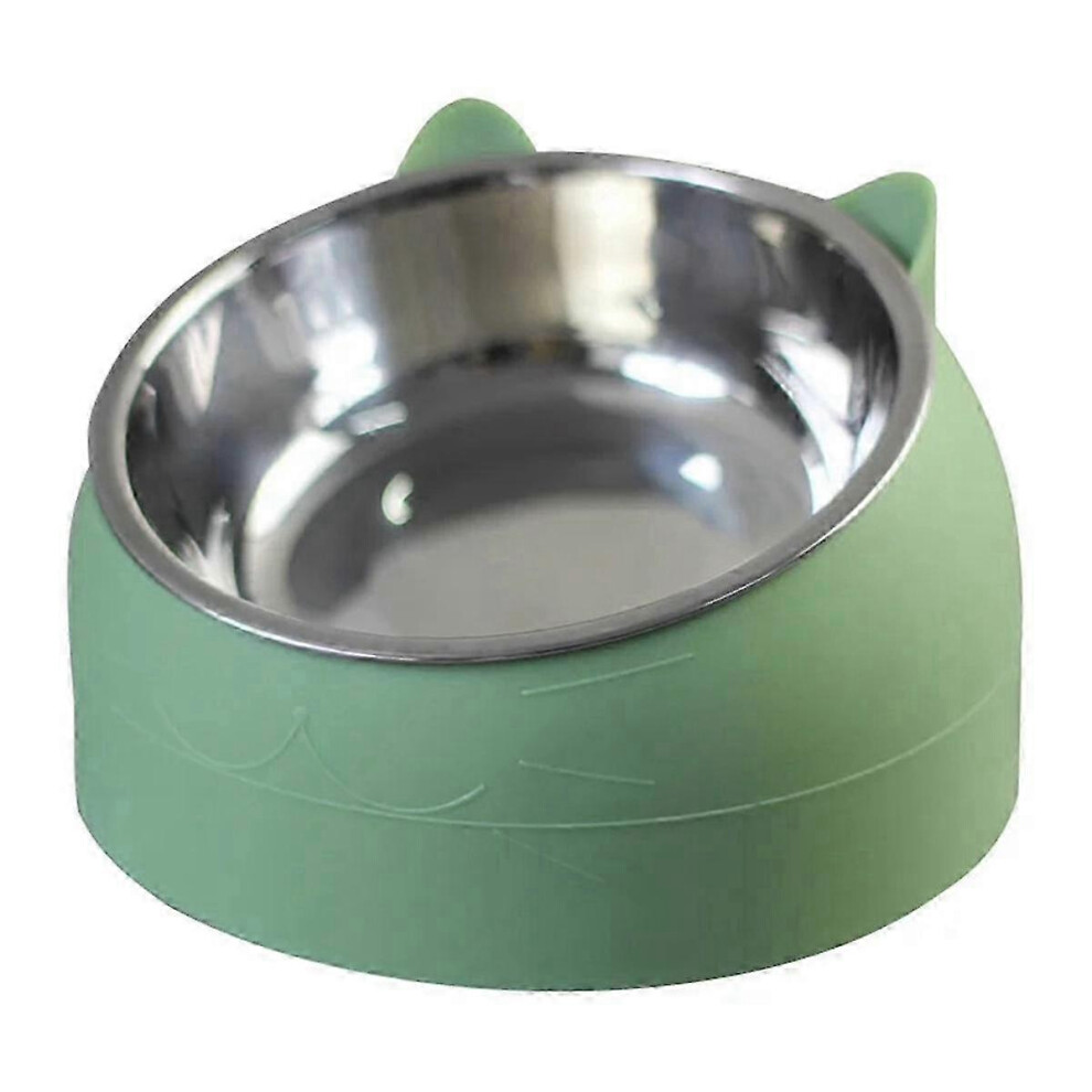 Kikidex (As Show, One Size) Pet Bowl With Raised Stand Pet Feeding Cat Water Bowl For Cats Feeder Bowls