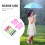 10 unidades de cabeças de para guarda-chuva com acessórios rosa 8