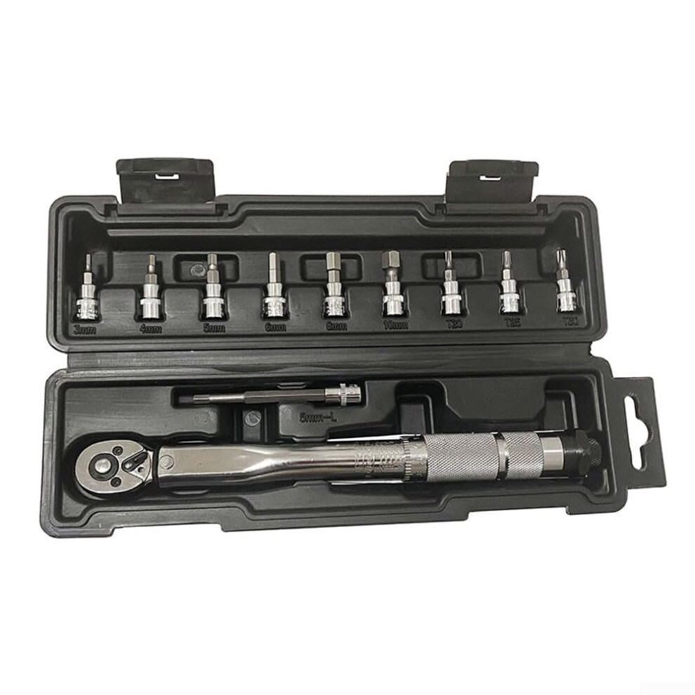 11Pcs Adjustable Click Torque Wrench Set Professional Grade Tool 11 Piece Kit For Repairs 9354506676223
