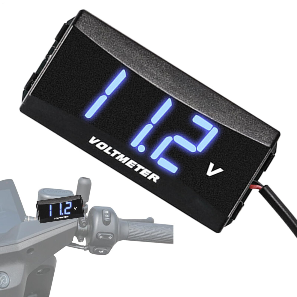 Battery Voltage Meter Digital Voltmeter Compact 12V Car Battery Tester And Motorcycle Voltage Gauge 9354506676230