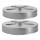 2St Rostfri Ventilplåt Rund För Ugn Justerbar Luftspjäll 10
