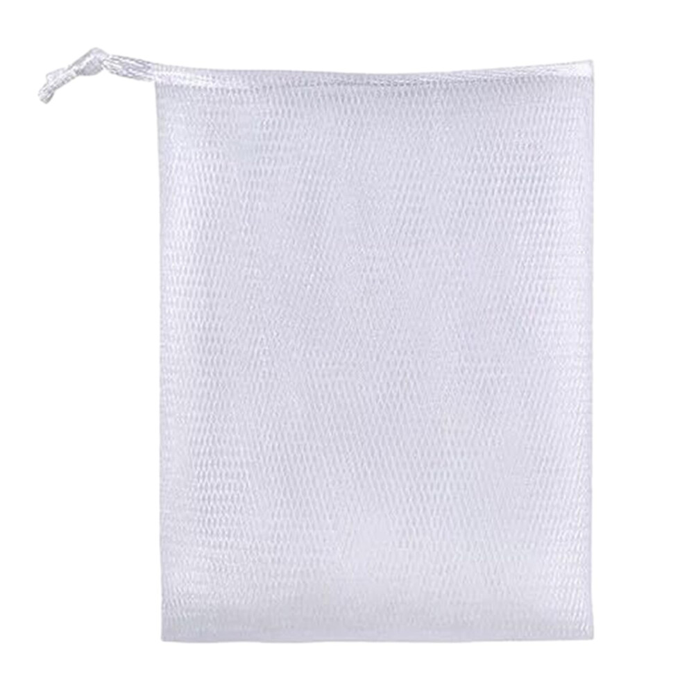 Soap Foam Net Bag Skin Friendly Nylon Mesh Soap Lather Net Fits Standard Soap Bars Bath Accessory