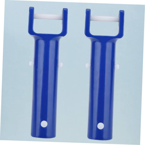 Pool Cleaning Suction Head, V-Shape, 2 Sets, Pool Cleaner Tool, Durable Plastic, Standard Vacuum Compatible 2