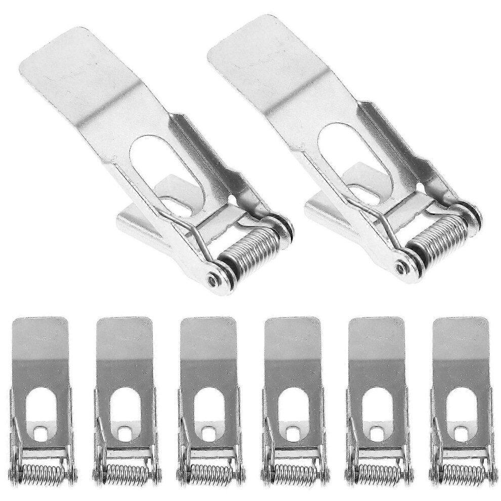 Kikidex (As Show, One Size) 8Pcs Recessed Clip Fixed Spring Clip Spring Clip Retaining Clip For Panel Lamp Down Light
